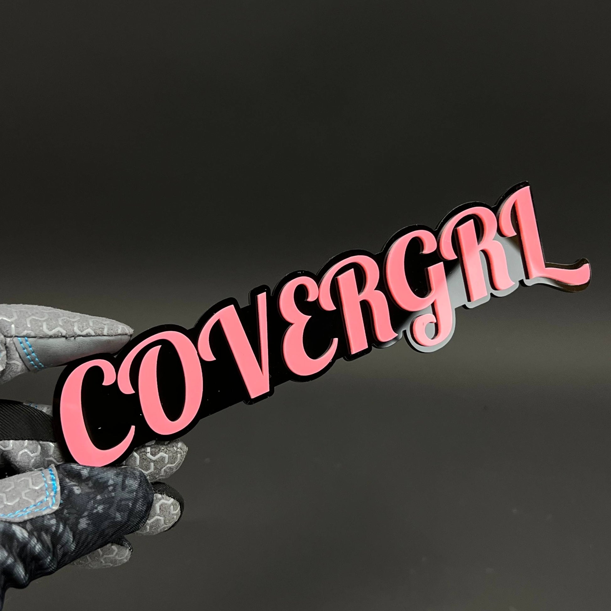 1PC COVERGRL 3D Acrylic Badge - Car Truck Emblem Fender Tailgate Trunk Sticker