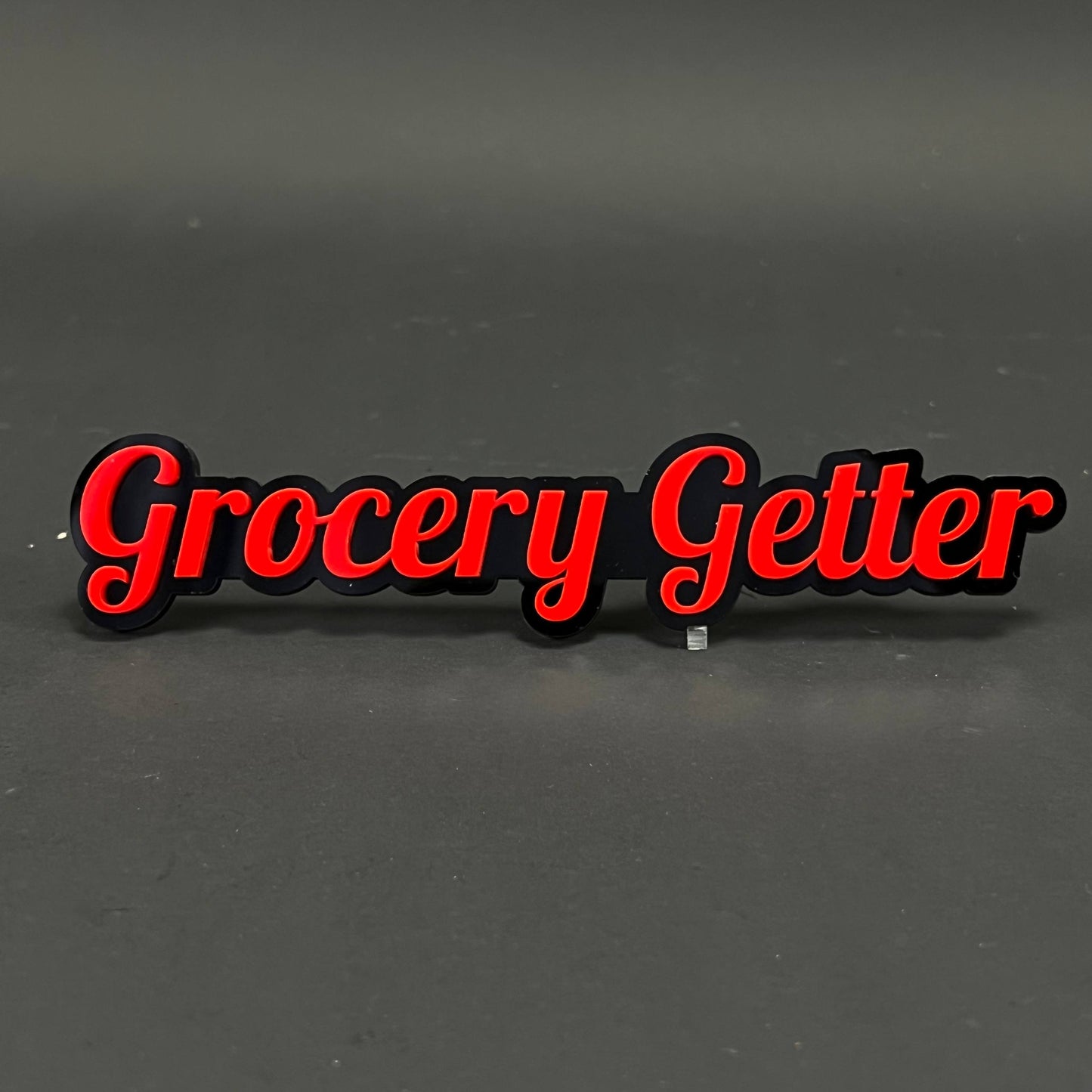 1PC Grocery Getter 3D Acrylic Badge - Car Truck Emblem Fender Sticker