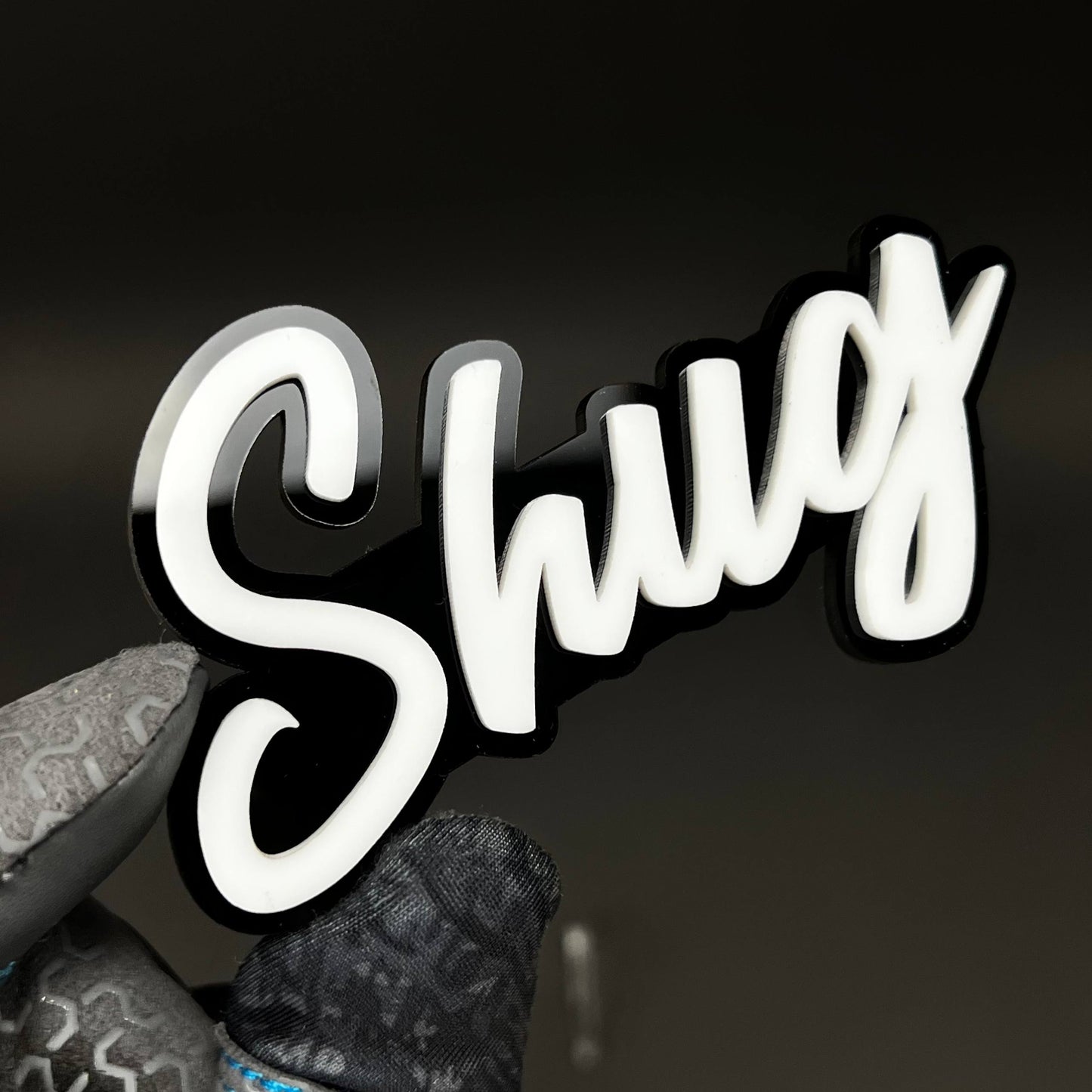 1PC Shug 3D Acrylic Badge - Car Truck Emblem Fender Tailgate Trunk Sticker