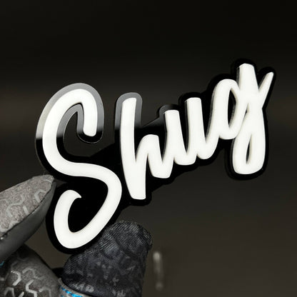 1PC Shug 3D Acrylic Badge - Car Truck Emblem Fender Tailgate Trunk Sticker
