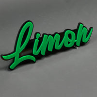 1PC Limon 3D Acrylic Badge - Car Truck Emblem Fender Tailgate Trunk Sticker