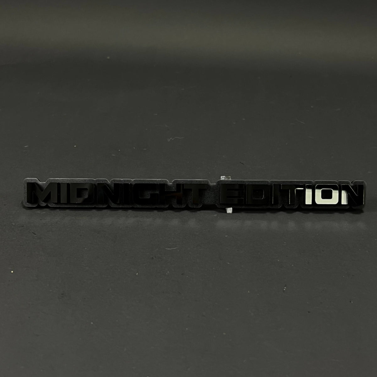 1PC MIDNIGHT EDITION 3D Acrylic Badge - Car Truck Emblem Fender Sticker