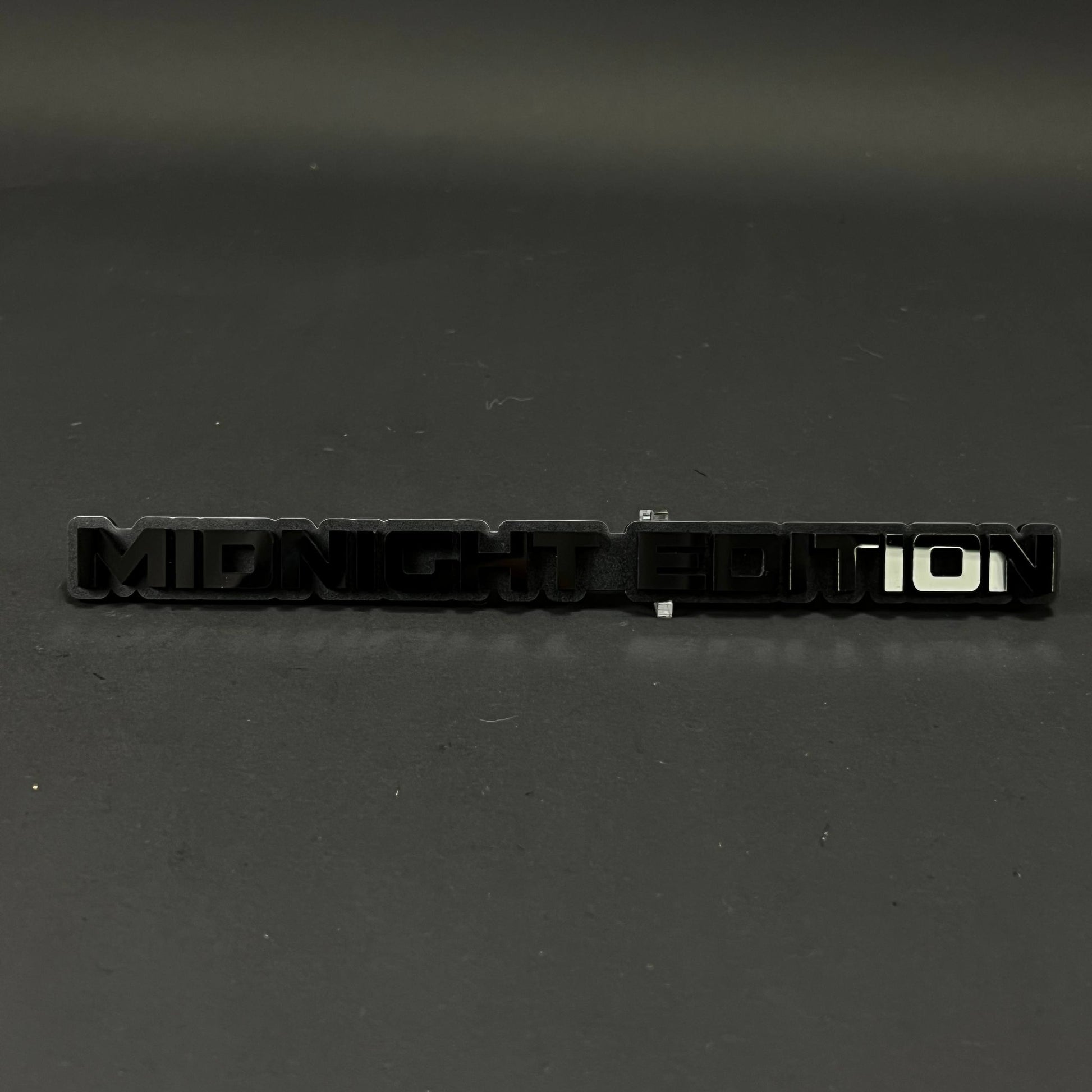 1PC MIDNIGHT EDITION 3D Acrylic Badge - Car Truck Emblem Fender Sticker
