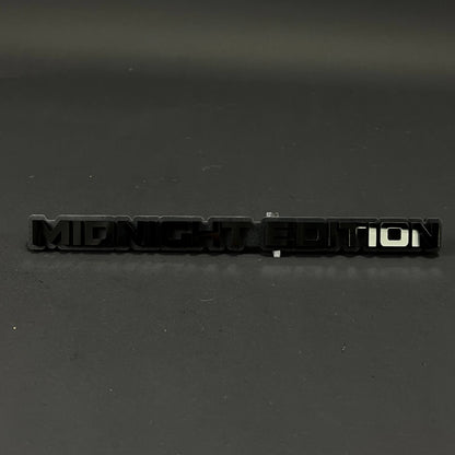 1PC MIDNIGHT EDITION 3D Acrylic Badge - Car Truck Emblem Fender Sticker
