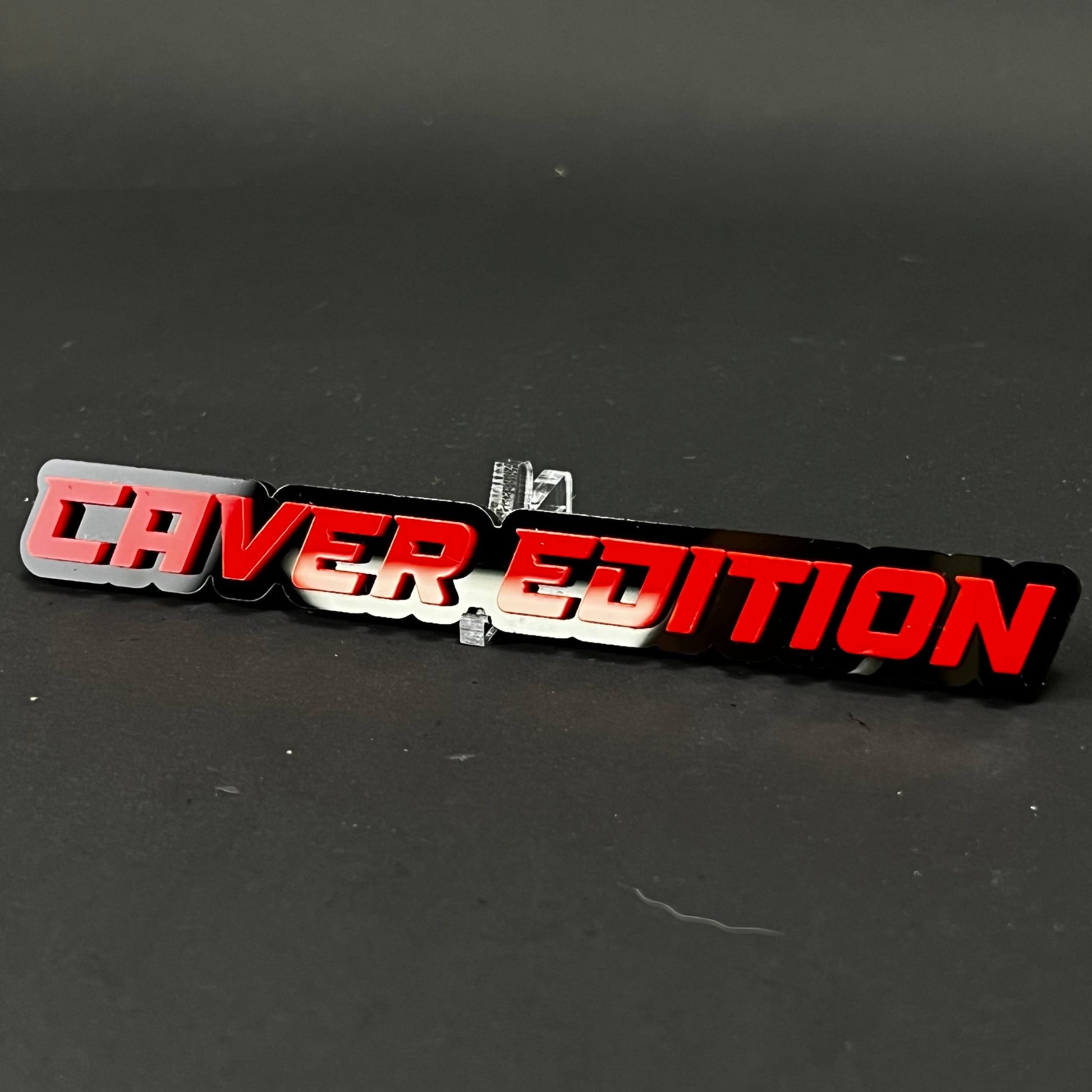 1PC CAVER EDITION 3D Acrylic Badge - Car Truck Emblem Fender Sticker