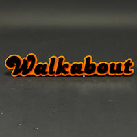 1PC Walkabout 3D Acrylic Badge - Car Truck Emblem Fender Tailgate Trunk Sticker