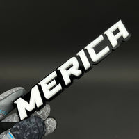 1PC MERICA 3D Acrylic Badge - Car Truck Emblem Fender Tailgate Trunk Sticker