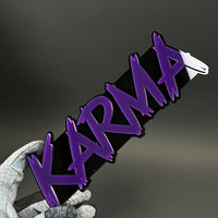 1PC KARMA 3D Acrylic Badge - Car Truck Emblem Fender Tailgate Trunk Sticker