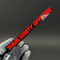 1PC THUD NASTY OFFROAD 3D Acrylic Badge - Car Truck Emblem Fender Sticker