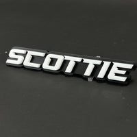 1PC SCOTTIE 3D Acrylic Badge - Car Truck Emblem Fender Tailgate Trunk Sticker