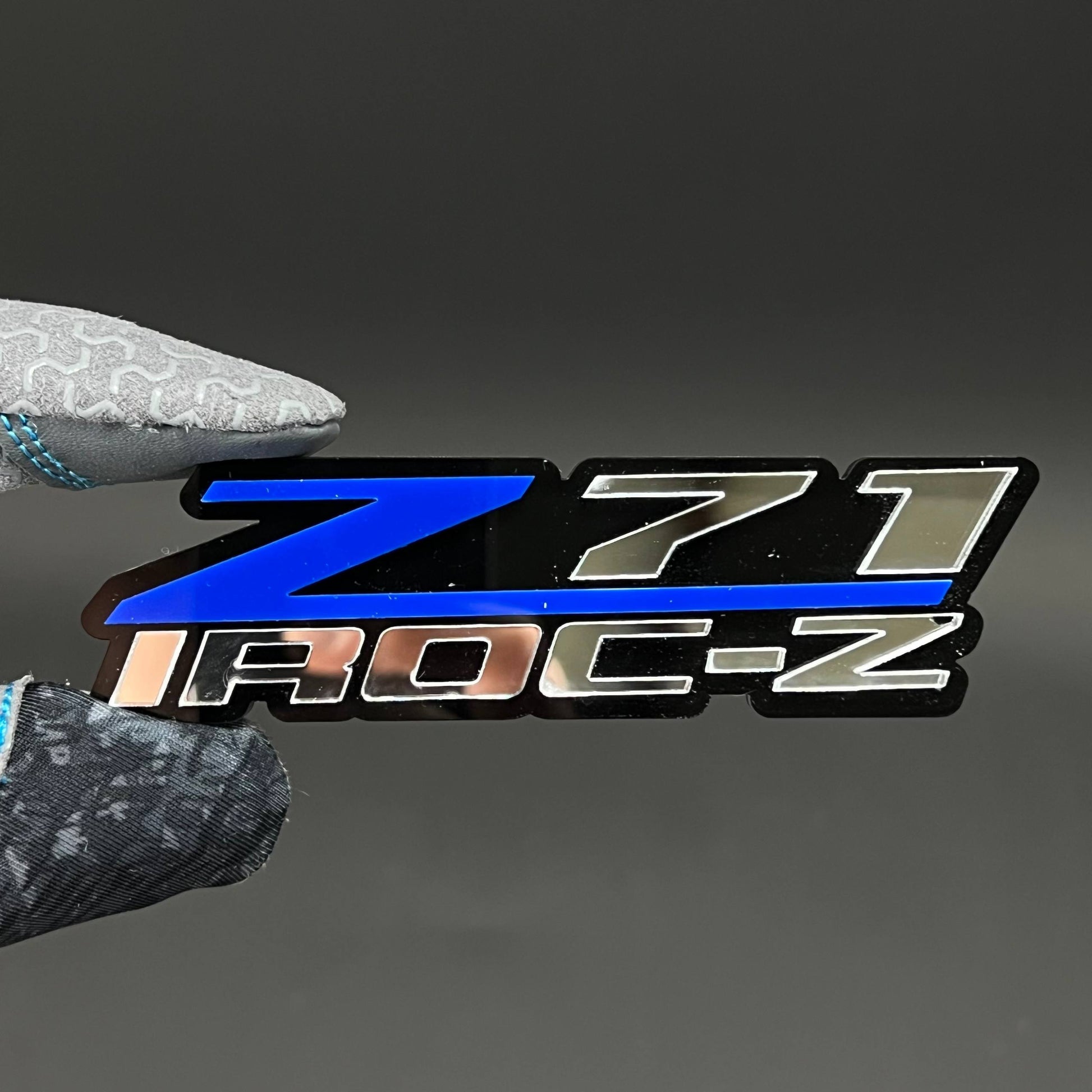 1PC Z71 IROC-Z 3D Acrylic Badge - Car Truck Emblem Fender Tailgate Trunk Sticker