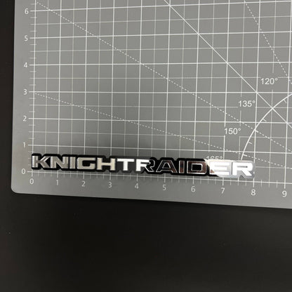 1PC KNIGHTRAIDER 3D Acrylic Badge - Car Truck Emblem Fender Sticker