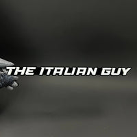 1PC THE ITALIAN GUY 3D Acrylic Badge - Car Truck Emblem Fender Sticker