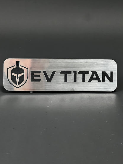 1PC EV TITAN 3D Acrylic Badge - Car Truck Emblem Fender Tailgate Trunk Sticker