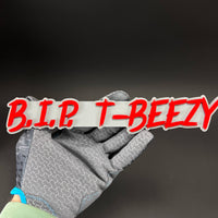 1PC B.I.P. T-BEEZY 3D Acrylic Badge - Car Truck Emblem Fender Sticker
