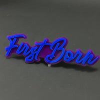 1PC First Born 3D Acrylic Badge - Car Truck Emblem Fender Tailgate Trunk Sticker