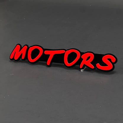 1PC MOTORS 3D Acrylic Badge - Car Truck Emblem Fender Tailgate Trunk Sticker