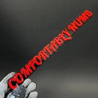 1PC COMFORTABLY NUMB 3D Acrylic Badge - Car Truck Emblem Fender Sticker