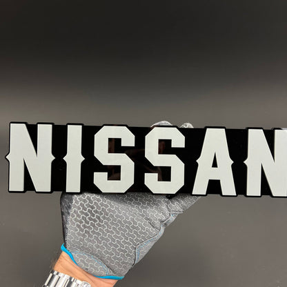 1PC NISSAN 3D Acrylic Badge - Car Truck Emblem Fender Tailgate Trunk Sticker