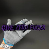 1PC GIVE ZERO FUCKS 3D Acrylic Badge - Car Truck Emblem Fender Sticker