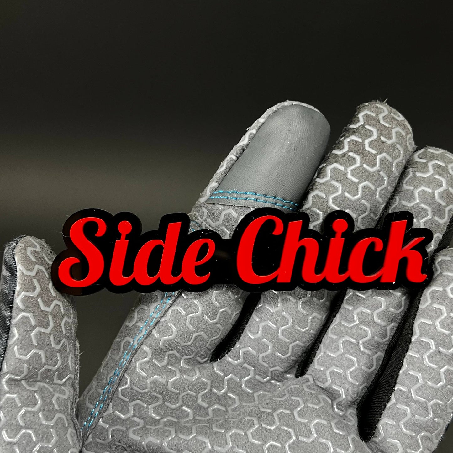 1PC SIDE CHICK 3D Acrylic Badge - Car Truck Emblem Fender Tailgate Trunk Sticker