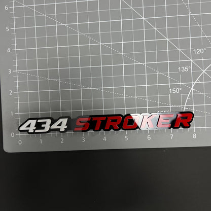 1PC 434 STROKER 3D Acrylic Badge - Car Truck Emblem Fender Sticker