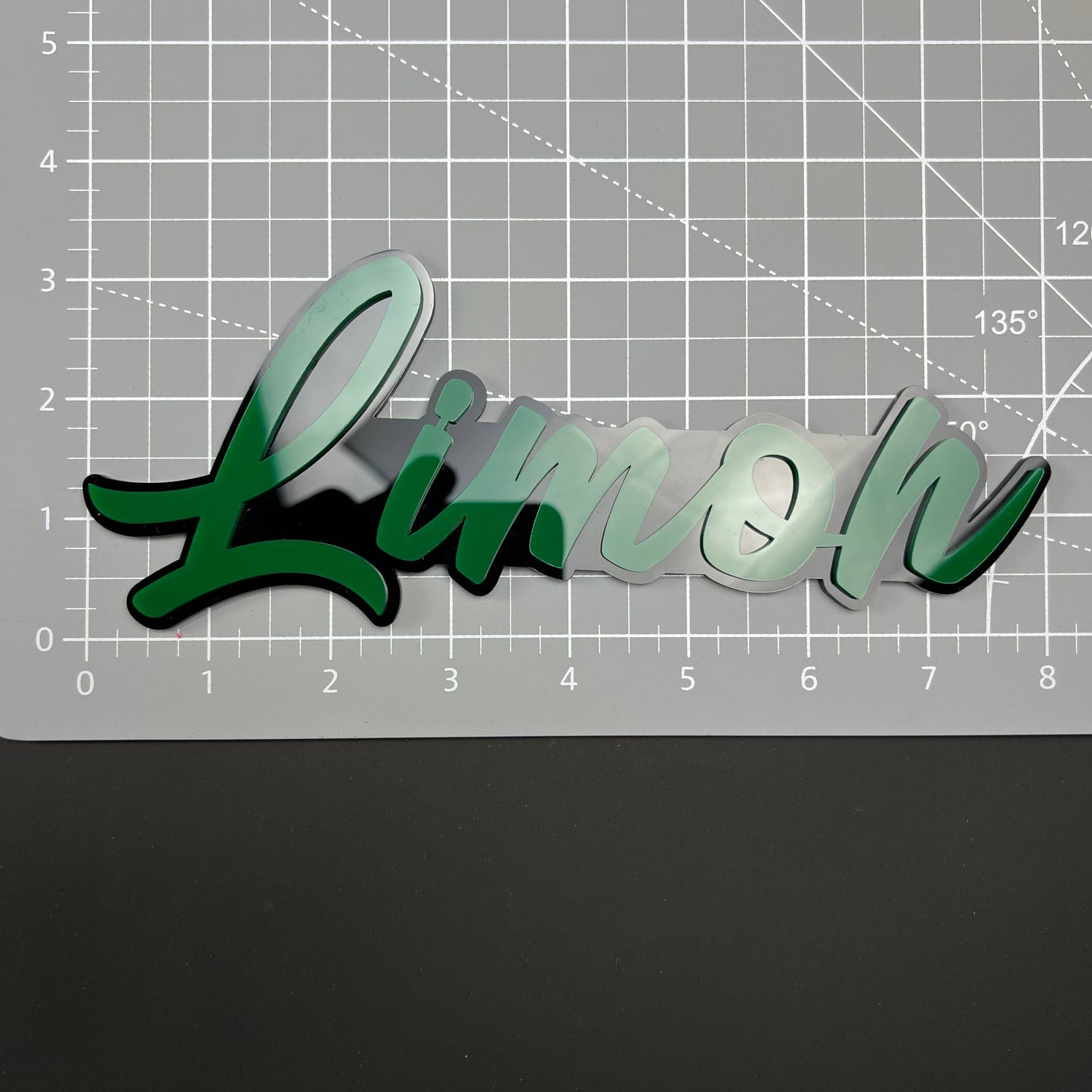 1PC Limon 3D Acrylic Badge - Car Truck Emblem Fender Tailgate Trunk Sticker