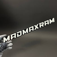 1PC MADMAXRAM 3D Acrylic Badge - Car Truck Emblem Fender Tailgate Trunk Sticker