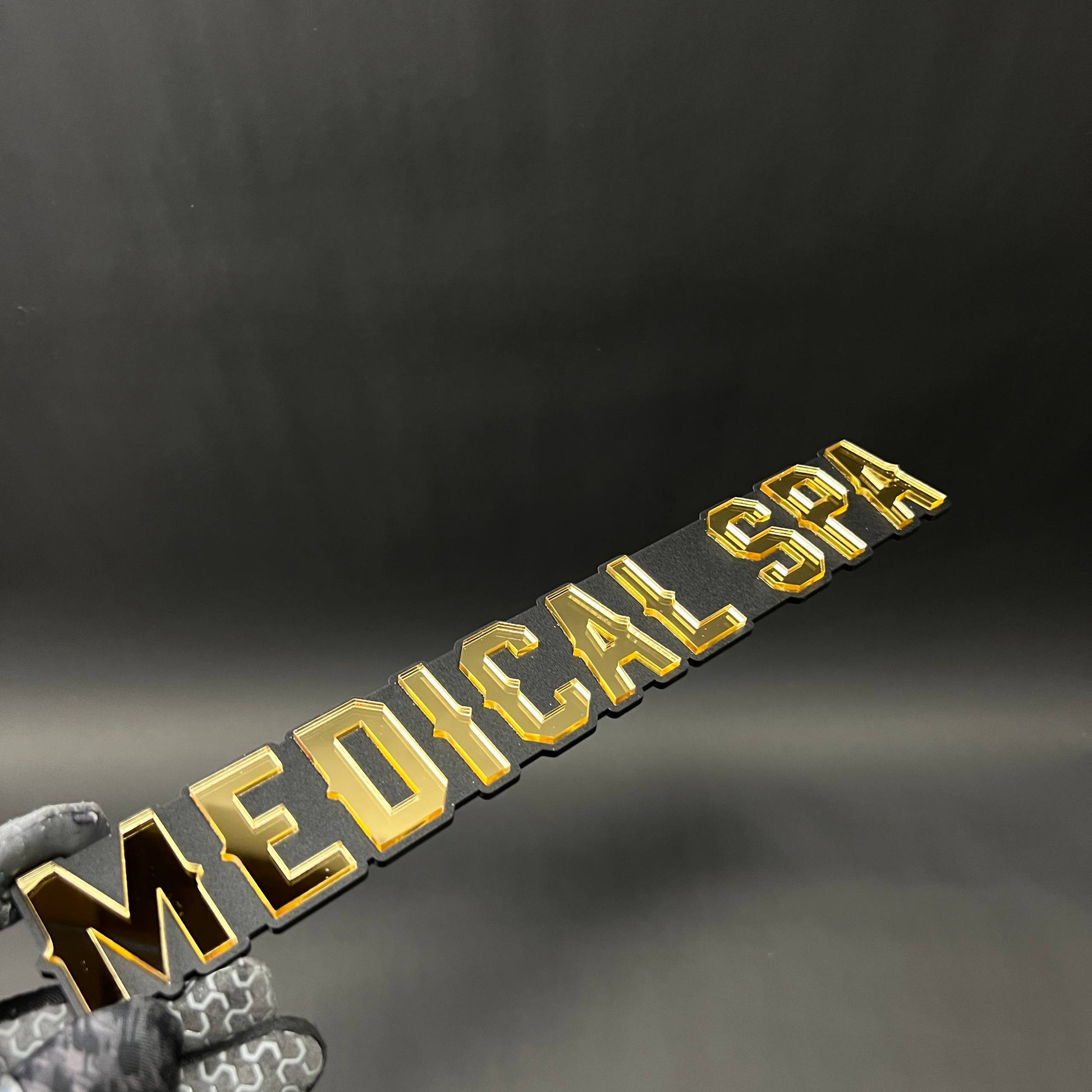 1PC MEDICAL SPA 3D Acrylic Badge - Car Truck Emblem Fender Sticker