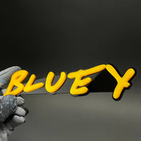 1PC BLUEY 3D Acrylic Badge - Car Truck Emblem Fender Tailgate Trunk Sticker