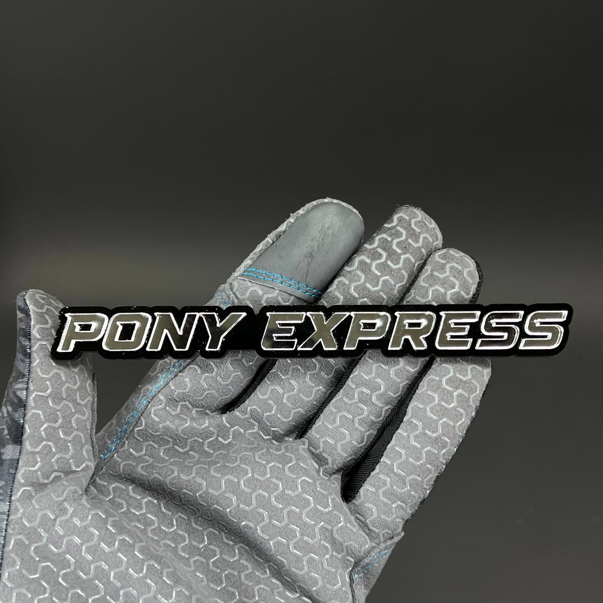 1PC PONY EXPRESS 3D Acrylic Badge - Car Truck Emblem Fender Sticker