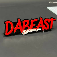 1PC DABEAST 3D Acrylic Badge - Car Truck Emblem Fender Tailgate Trunk Sticker