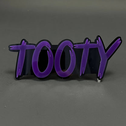 1PC TOOTY 3D Acrylic Badge - Car Truck Emblem Fender Tailgate Trunk Sticker