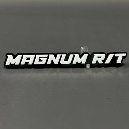 1PC MAGNUM R/T 3D Acrylic Badge - Car Truck Emblem Fender Tailgate Trunk Sticker