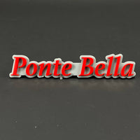 1PC Ponte Bella 3D Acrylic Badge - Car Truck Emblem Fender Sticker