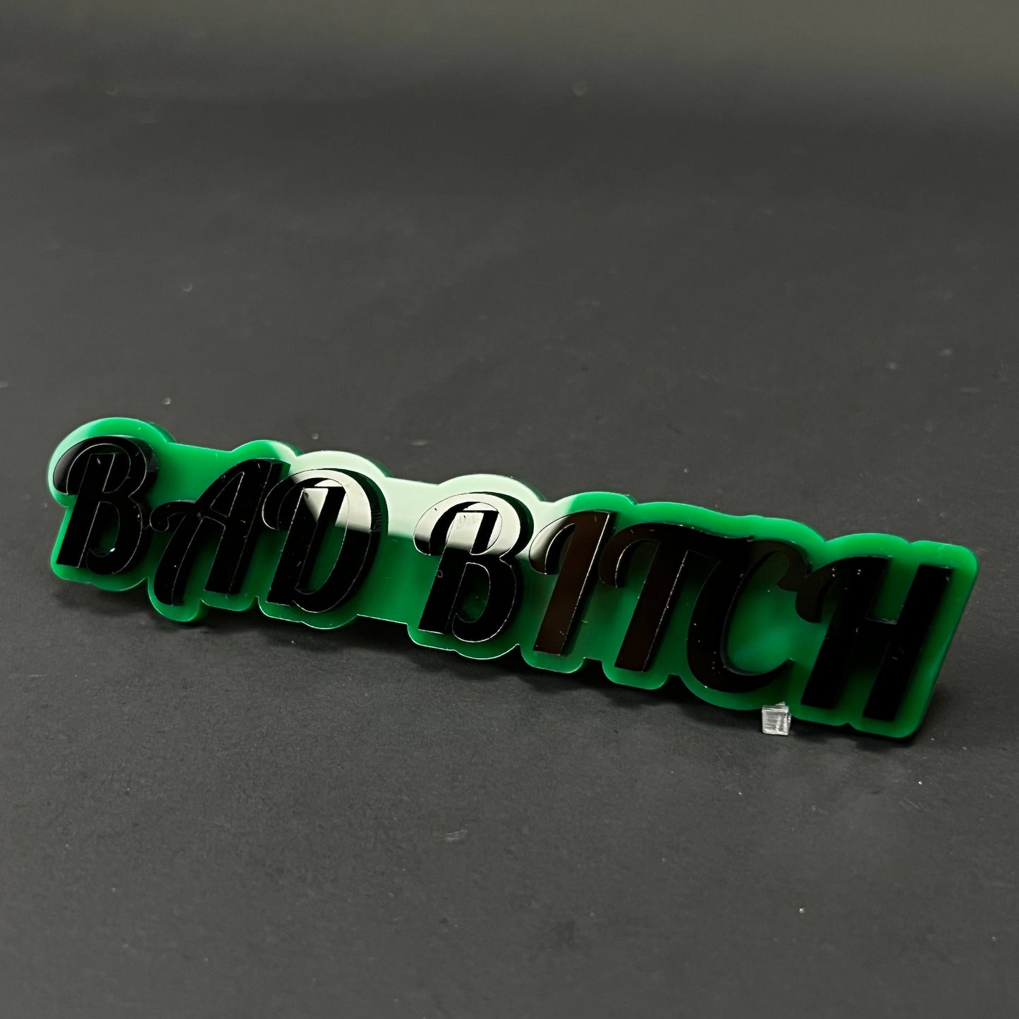 1PC BAD BITCH 3D Acrylic Badge - Car Truck Emblem Fender Tailgate Trunk Sticker