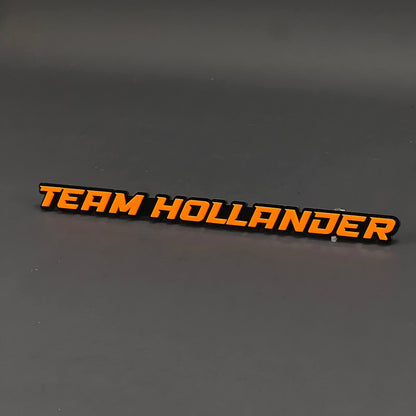 1PC TEAM HOLLANDER 3D Acrylic Badge - Car Truck Emblem Fender Sticker