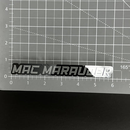 1PC MAC MARAUDER 3D Acrylic Badge - Car Truck Emblem Fender Sticker