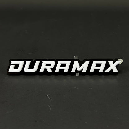 1PC DURAMAX 3D Acrylic Badge - Car Truck Emblem Fender Tailgate Trunk Sticker
