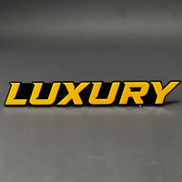 1PC LUXURY 3D Acrylic Badge - Car Truck Emblem Fender Tailgate Trunk Sticker