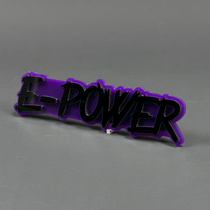 1PC E-POWER 3D Acrylic Badge - Car Truck Emblem Fender Tailgate Trunk Sticker