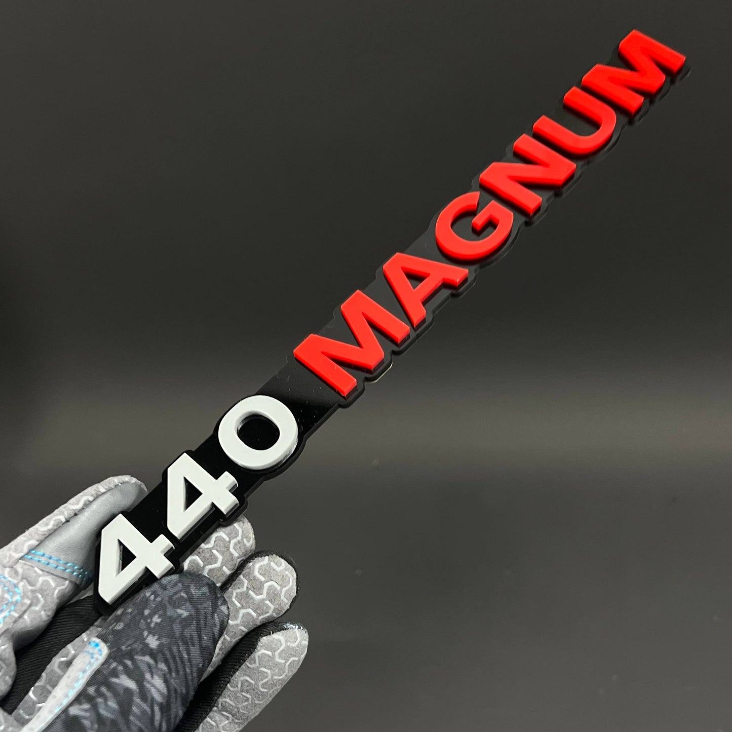 1PC 440 MAGNUM 3D Acrylic Badge - Car Truck Emblem Fender Tailgate Trunk Sticker
