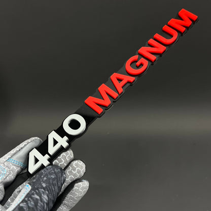1PC 440 MAGNUM 3D Acrylic Badge - Car Truck Emblem Fender Tailgate Trunk Sticker