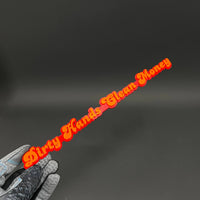 1PC Dirty Hands Clean Money 3D Acrylic Badge - Car Truck Emblem Fender Sticker