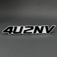 1PC 4U2NV 3D Acrylic Badge - Car Truck Emblem Fender Tailgate Trunk Sticker