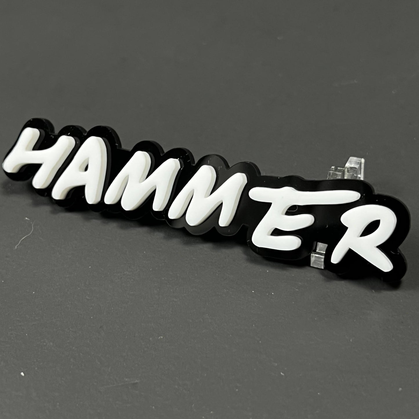 1PC HAMMER 3D Acrylic Badge - Car Truck Emblem Fender Tailgate Trunk Sticker