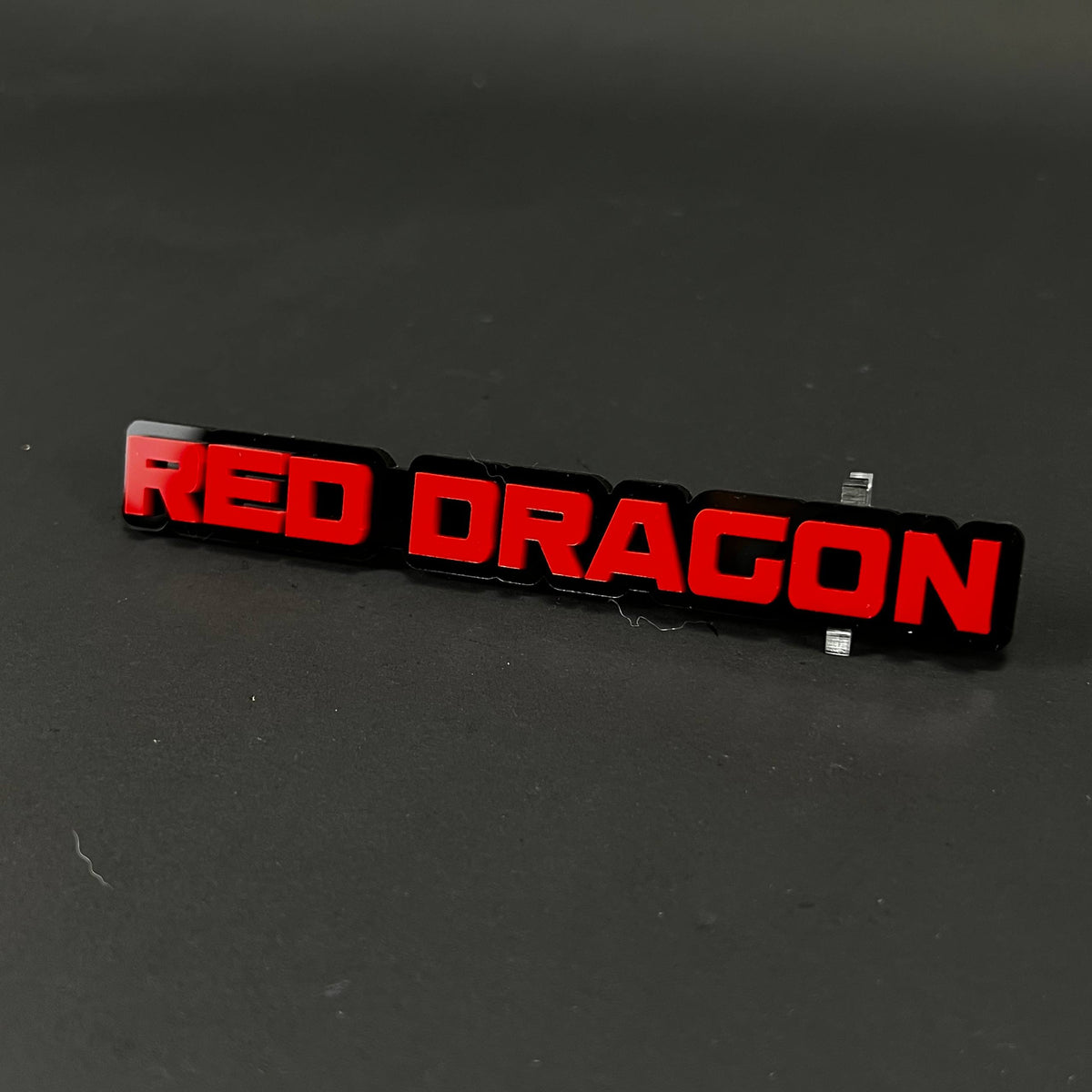 1PC RED DRAGON 3D Acrylic Badge - Car Truck Emblem Fender Tailgate Trunk Sticker