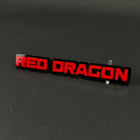 1PC RED DRAGON 3D Acrylic Badge - Car Truck Emblem Fender Tailgate Trunk Sticker