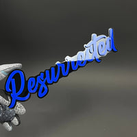 1PC Resurrected 3D Acrylic Badge - Car Truck Emblem Fender Sticker