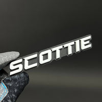 1PC SCOTTIE 3D Acrylic Badge - Car Truck Emblem Fender Tailgate Trunk Sticker